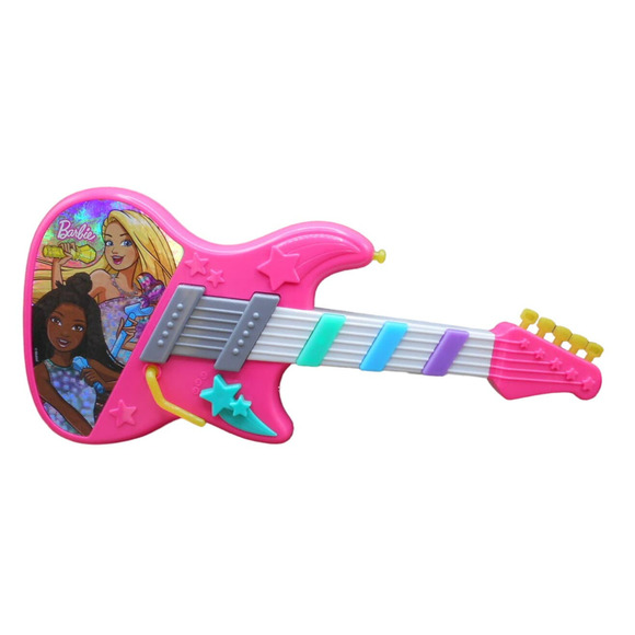 Barbie Rock Star Guitar Big City Big Dreams Guitar Sounds & Lights Work - Picture 1 of 8